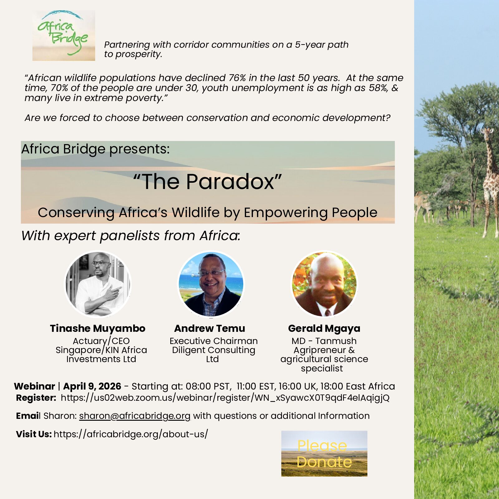 April 9 Webinar – The Paradox