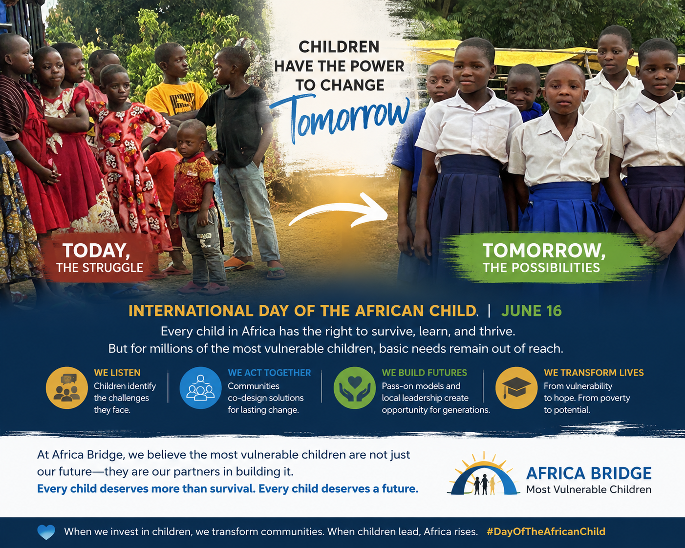 International Day of the African Child Reminds Us of The Importance of Lasting Impact for Children